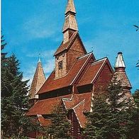 alte AK Goslar Hahnenklee, Nordische Stabkirche 1907/08