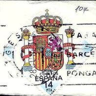 009 Spanien - Espana Correos - Wert 14 PTA
