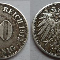 Deutsches Reich 10 Pfennig 1912 (A) ## S13