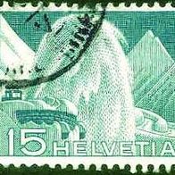 123 Schweiz - Helvetia - Wert 15