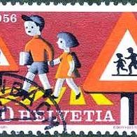 142 Schweiz - Helvetia - Wert 20 - 1956