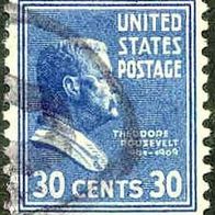 032 USA - United States Postage - Wert 30 Cents - Theodore Roosevelt