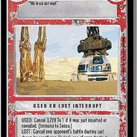 Star Wars CCG - Don´t Forget The Droid - Jabba´s Palace (JAP)