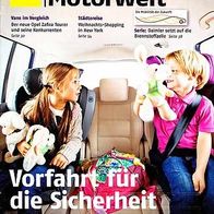 ADAC Motorwelt 11/2011: Kindersicherheit; Zafira-Touran