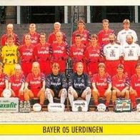 Panini 95 Mannschaft FC Bayer 05 Uerdingen KFC Krefeld