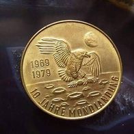 Medaille 1979 10 Jahre Mondlandung APOLLO 1969##71