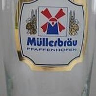Bierglas - 0,25 l - Müllerbräu - Pfaffenhofen - Müller