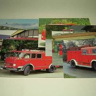 Brekina 9902 Feuerwehr Postkarten Serie 2