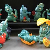 Ü-Ei Figur 1993 Die Drolly Dinos - komplett