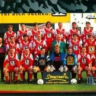 Panini Sticker 254 Mannschaft VfB Mödling 96-97 Österreich Admira Wacker Fußball