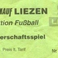 Ticket Eintrittskarte SC Liezen Steiermark Österreich