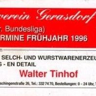 Termin-Kalender SV Gerasdorf 1996 Wien Österreich