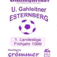 Termin-Kalender USV Esternberg 1999 Ober-Österreich