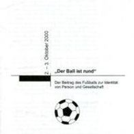 Broschüre "Der Ball ist rund" 2000 Essen "Wolfsburg" Fußball