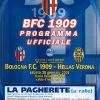 PRG FC Bologna - Hellas Verona 20. 1. 2001 Italia Italy