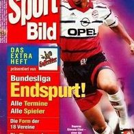 Extraheft Sport-Bild Bundesliga Frühjahr 1999 Deutschland