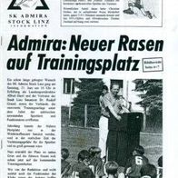 Magazin SK Admira Linz Nr. 4 / 1997 Ober-Österreich Urfahr