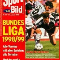 Magazin Sport-Bild "Bundesliga 1998/99" Deutschland