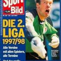 Magazin Sport-Bild "Die 2. Liga 1997/98" Deutschland