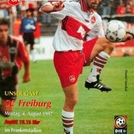 PRG 1. FC Nürnberg vs SC Freiburg im Breisgau 4. 8. 1997