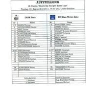 PRG LASK - FC Blau-Weiß Linz 16. 9. 2011 Medieninfo SK VÖEST BW
