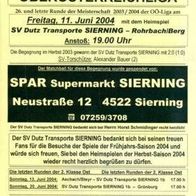 PRG SV Sierning vs Union Rohrbach / Berg 11. 6. 2004