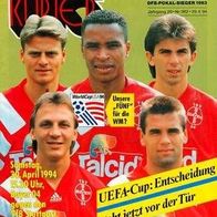 PRG TSV Bayer 04 Leverkusen - VfB Stuttgart 30. 4. 1994