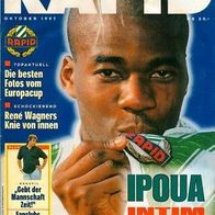 SK RAPID-Magazin Oktober 1997 Wien Österreich SCR