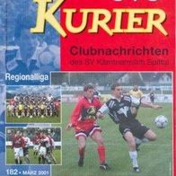SVS Kurier SV Spittal an der Drau März 2001 / Kärnten
