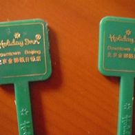 Stirrer swizzle stick Rührstab Coctailrührer vom Holiday Inn, Downtown Peking Bejing