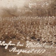 AK Foto Deutsche Soldaten - Weilersbach - August 1917 (38109)