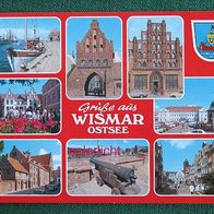 AK Ansichtskarte, Postkarte, Grüße aus Wismar Ostsee