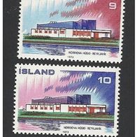 Island, 1973, Mi.-Nr. 478-479, postfrisch * *