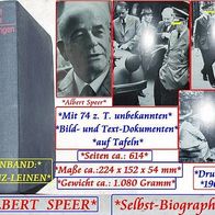 Buch * WW II * Albert Speer * Erinnerungen * Druck: 1969