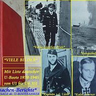 Buch * WW II * Verdammter Atlantik * Kaleu Prien u.a * Dt. U-Boote 1939-45 * U1-U6351