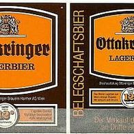 ALT ! Bieretiketten Ottakringer Brauerei Harmer AG Wien Österreich