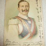 Ak Wilhelm II Deutscher Kaiser gel. 1900