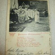 AK Herzlichen Glückwunsch R.v. Wichera gel. ca 1900