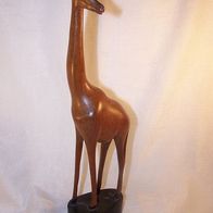 Alte, handgeschnitzte Holz Figur " Giraffe " * **