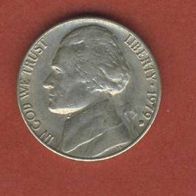 USA 5 Cents 1979 D.