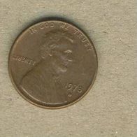 USA 1 Cent 1978 D.