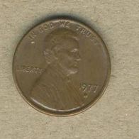 USA 1 Cent 1977 D.