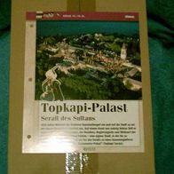 Topkapi-Palast (Serail)(T) - Infokarte über