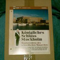 Königliches Schloss Stockholm(S) - Infokarte über