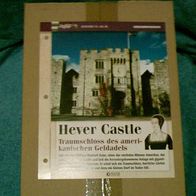 Hever Castle (Schloss)(GB) - Infokarte über