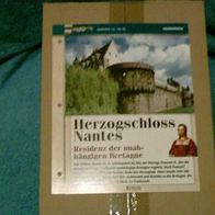 Herzogschloss Nantes (Schloss)(F) - Infokarte über