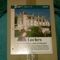 Loches (Festung)(F) - Infokarte über