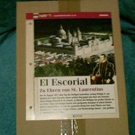 El Escorial (Klosterschloss)(E) - Infokarte über