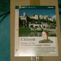 Chinon (Burg)(F) - Infokarte über