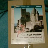 Carcassonne (Burgstadt)(F) - Infokarte über